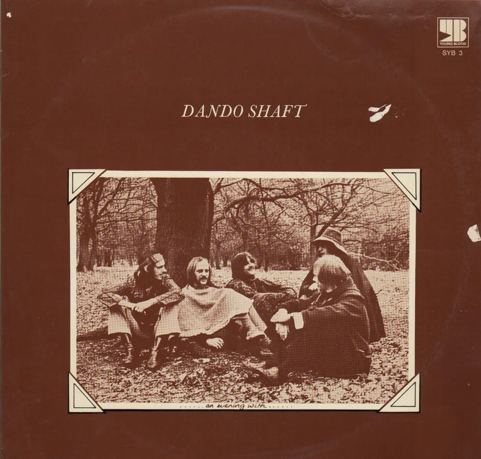 Official album cover art for the release An Evening With Dando Shaft by Dando Shaft