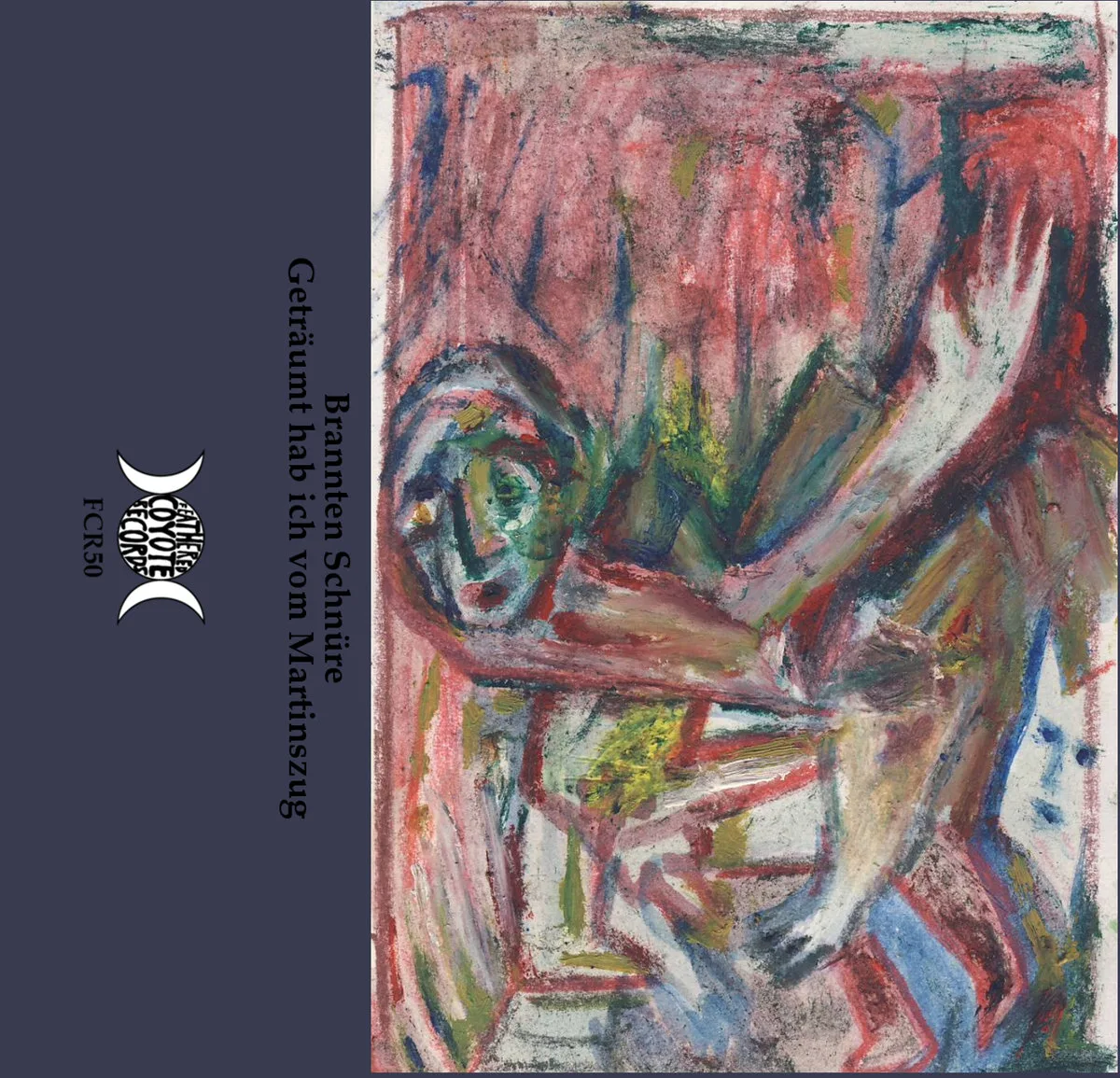 Official album cover art for the release Geträumt hab ich vom Martinszug by Brannten Schnüre