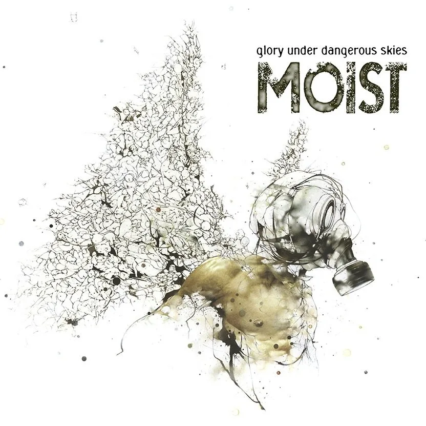 Official album cover art for the release Glory Under Dangerous Skies by Moist