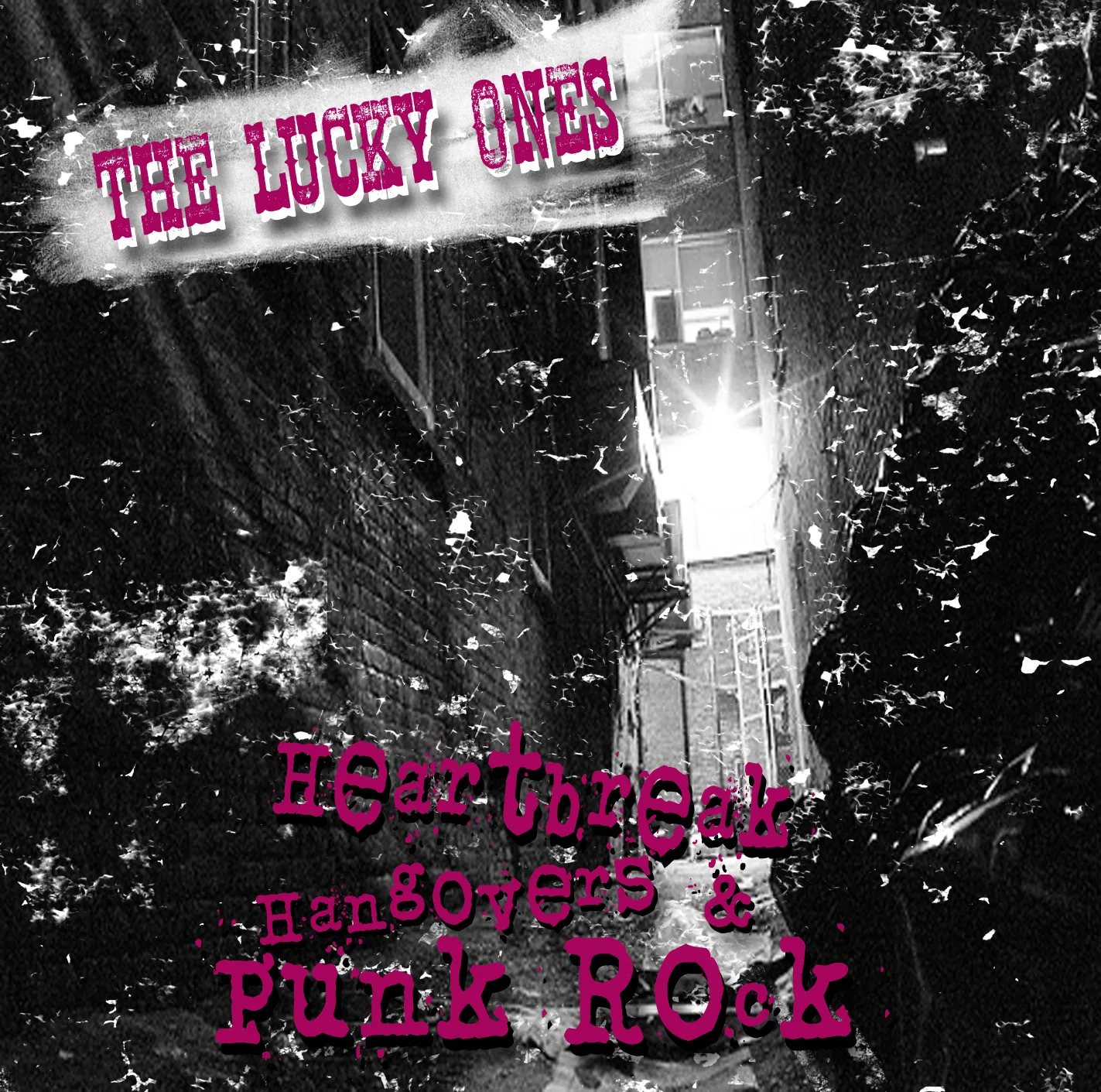 Official album cover art for the release Heartbreak, Hangovers & Punk Rock by The Lucky Ones