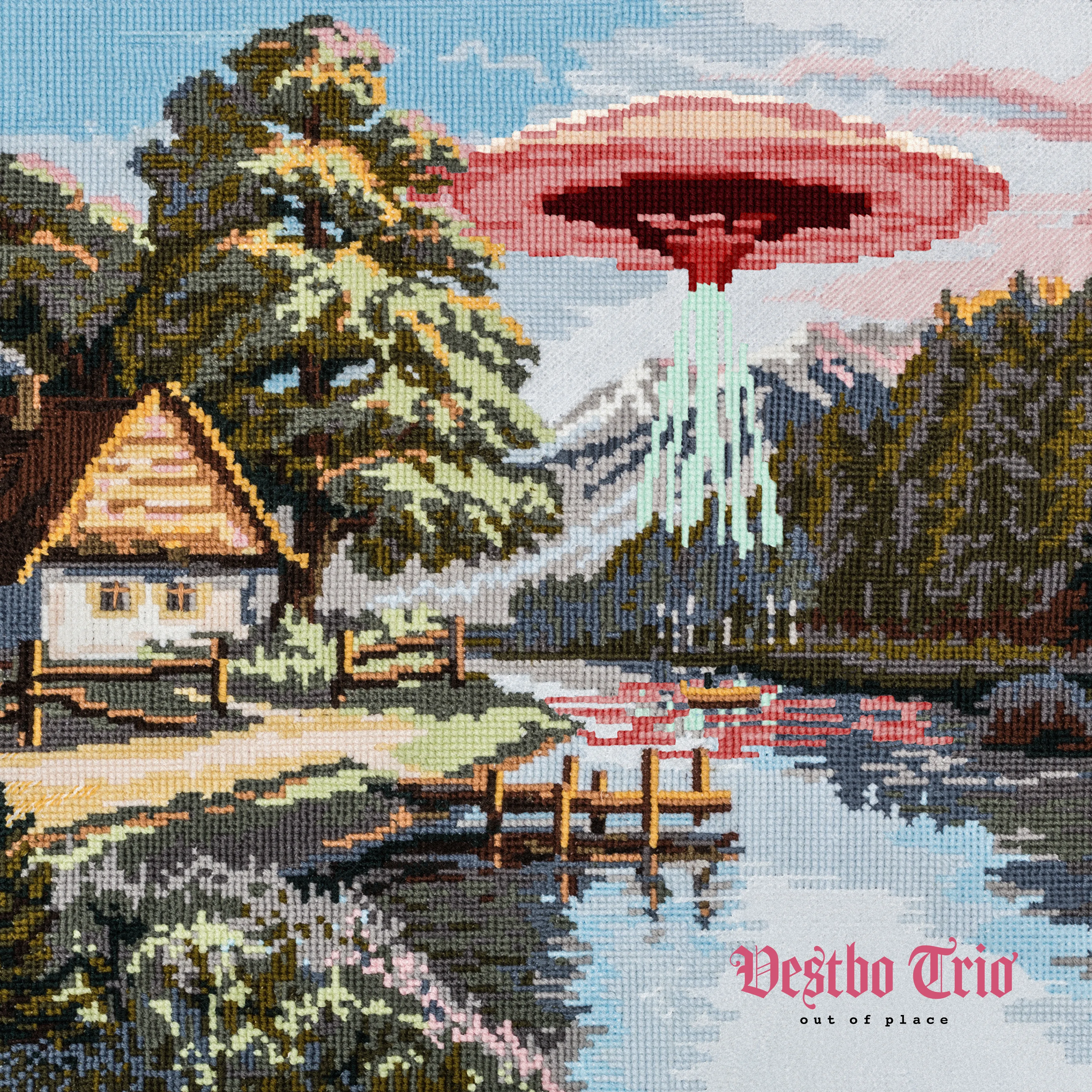 Official album cover art for the release Out of Place by Vestbo Trio