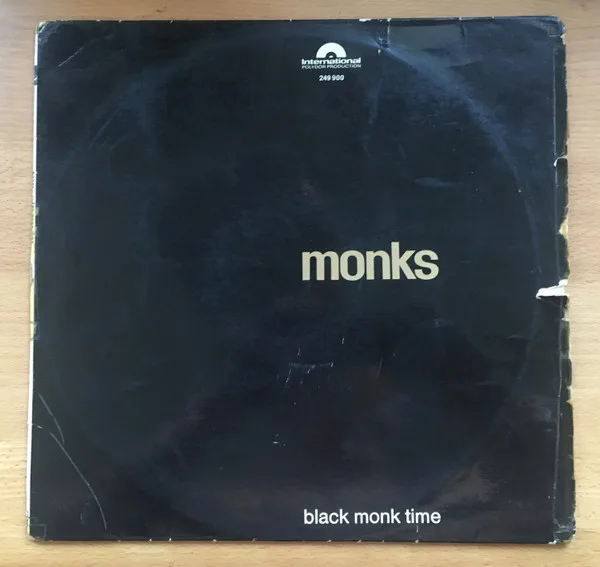Official album cover art for the release Black Monk Time by The Monks