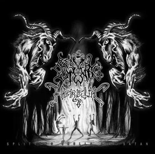Official album cover art for the release Splitting Skulls For Satan by Bestial Summoning