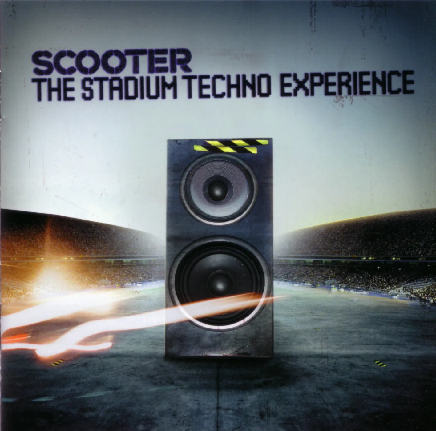 Official album cover art for the release The Stadium Techno Experience by Scooter