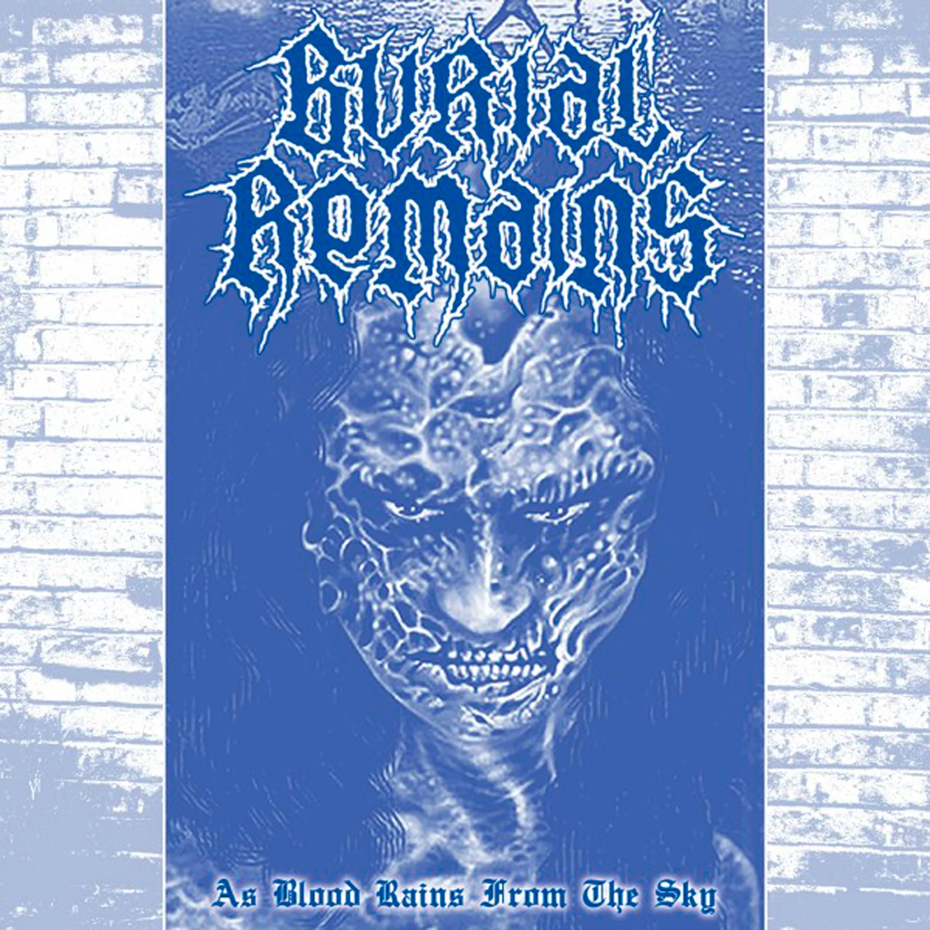Official album cover art for the release As Blood Reigns From the Sky by Burial Remains
