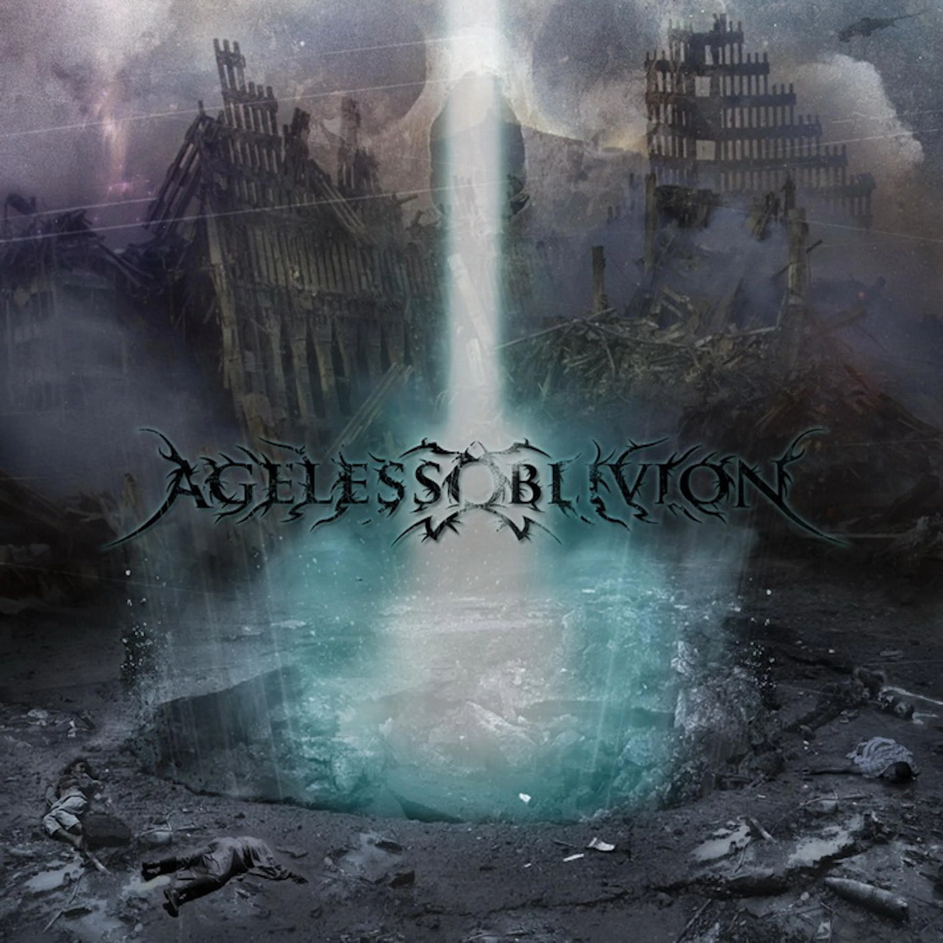 Official album cover art for the release Temples of Transcendent Evolution by Ageless Oblivion