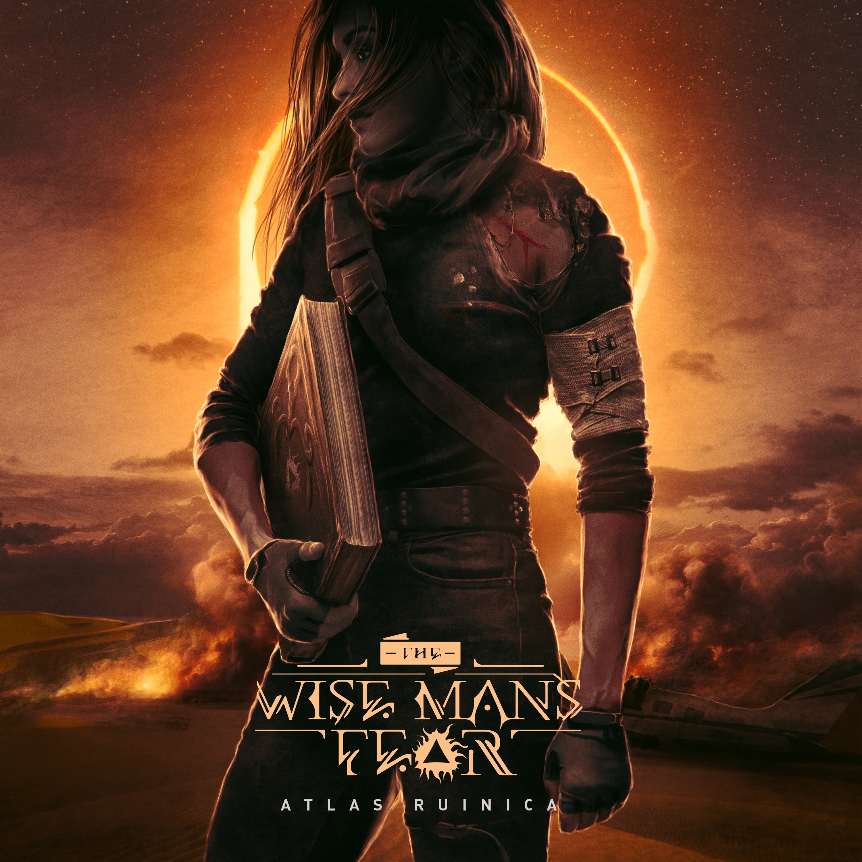 Official album cover art for the release Atlas Ruinica by The Wise Man’s Fear