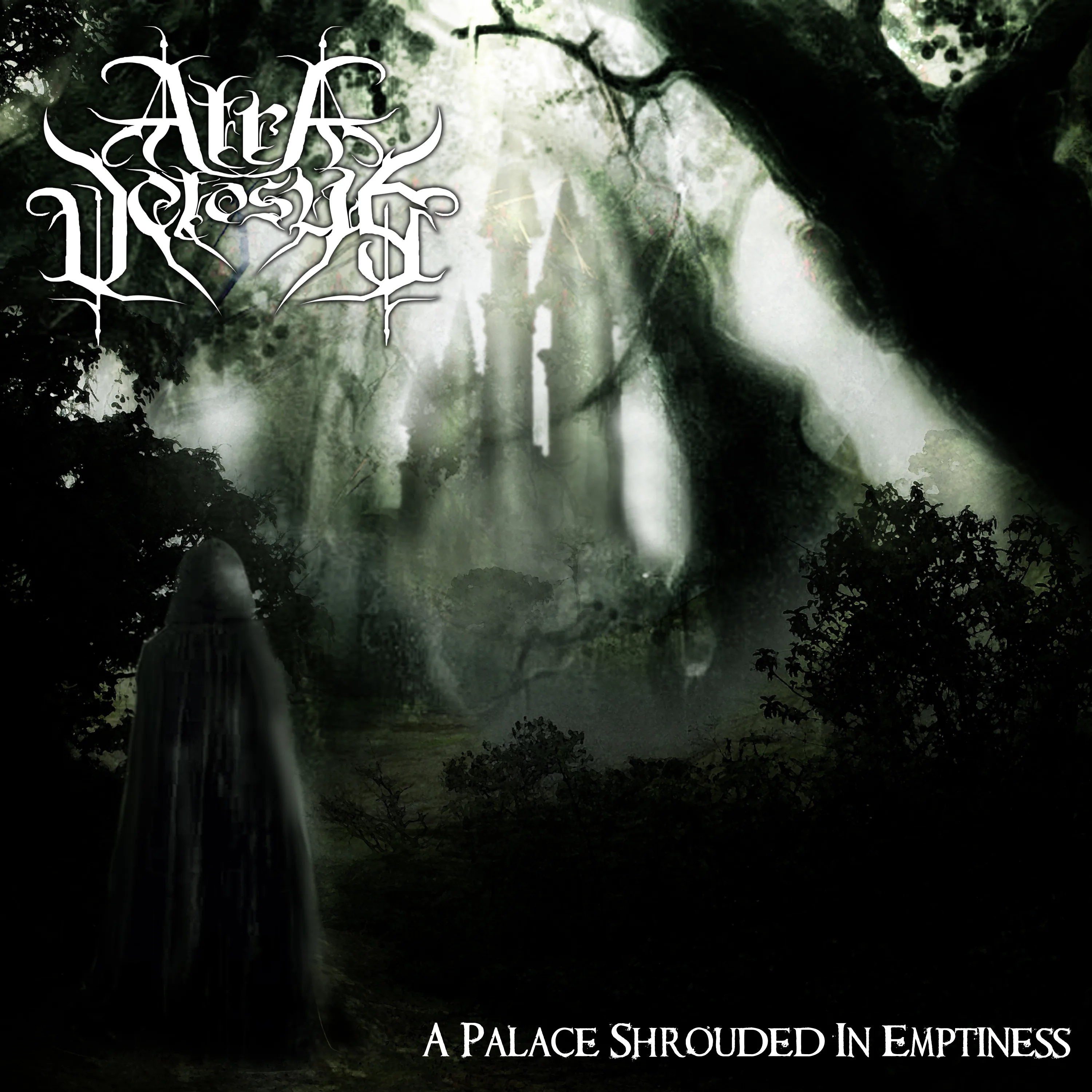 Official album cover art for the release A Palace Shrouded in Emptiness by Atra Vetosus