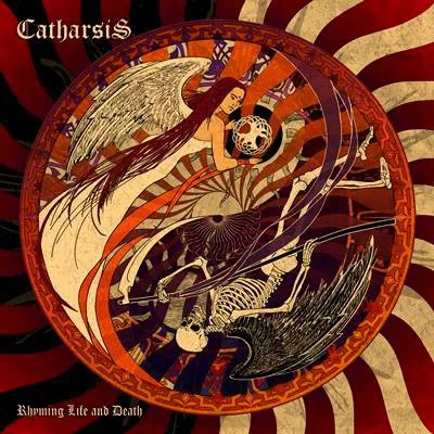 Official album cover art for the release Rhyming Life And Death by Catharsis