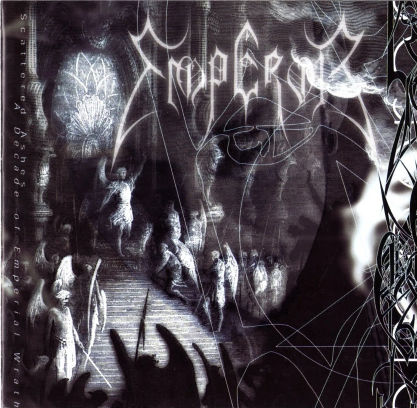 Ye Entrancemperium song track artwork featured on the album Scattered Ashes: A Decade of Emperial Wrath by Emperor