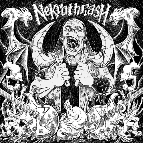 Official album cover art for the release Nekrothrash by Töxik Death