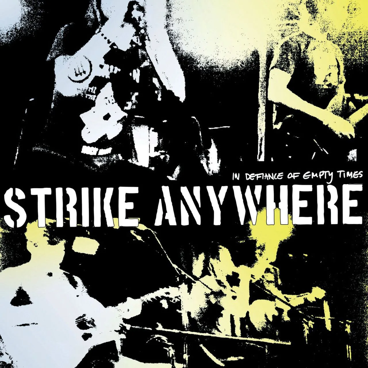 Official album cover art for the release In Defiance of Empty Times by Strike Anywhere