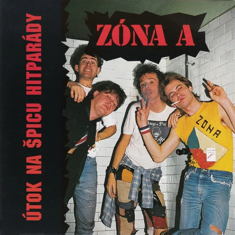 Official album cover art for the release Útok Na Špicu Hitparády by Zóna A