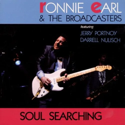Official album cover art for the release Soul Searching by Ronnie Earl and the Broadcasters