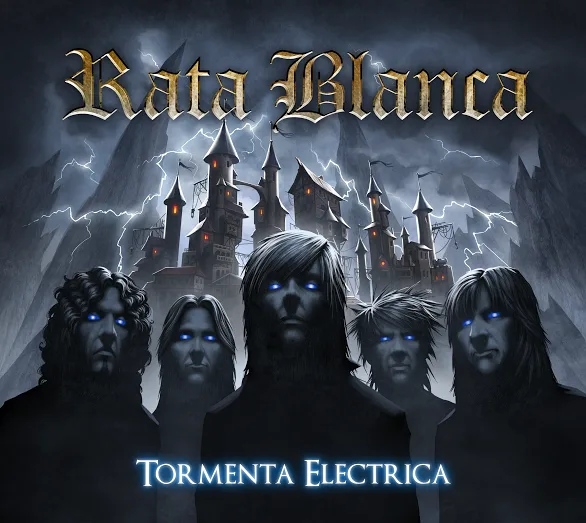 Official album cover art for the release Tormenta eléctrica by Rata Blanca