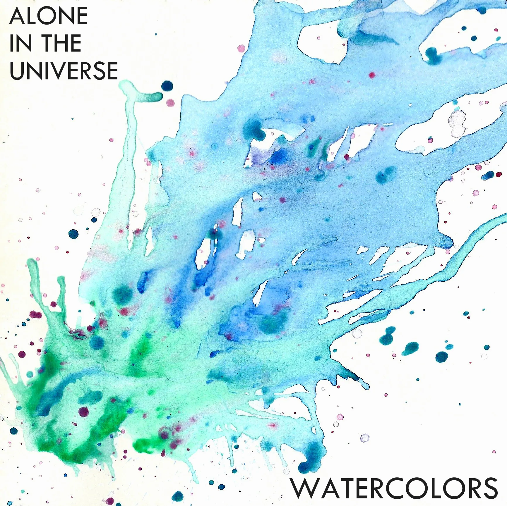 Official album cover artwork for Watercolors by Alone in the Universe