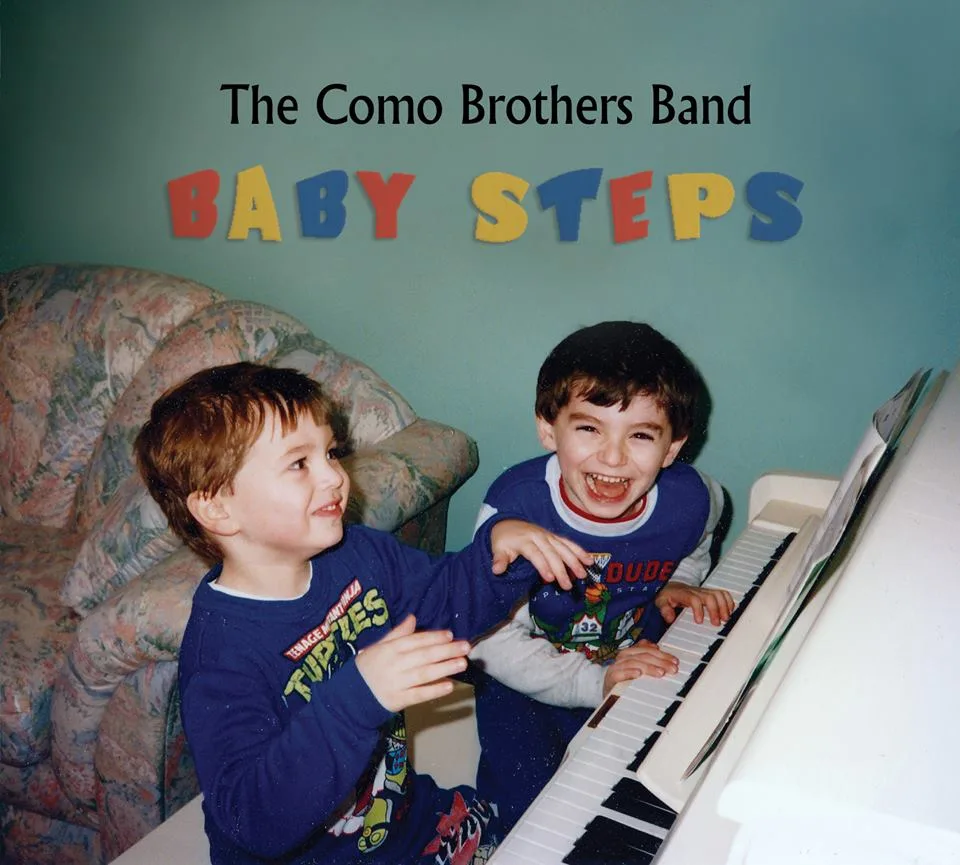 Official album cover art for the release Baby Steps by The Como Brothers Band