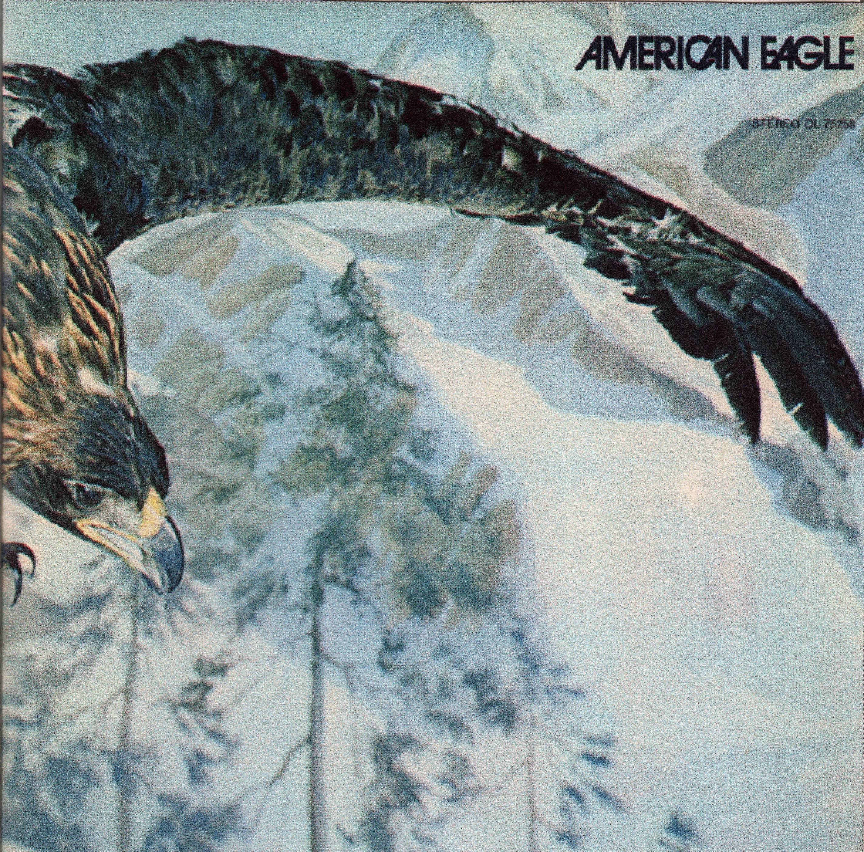 Official album cover art for the release American Eagle by American Eagle