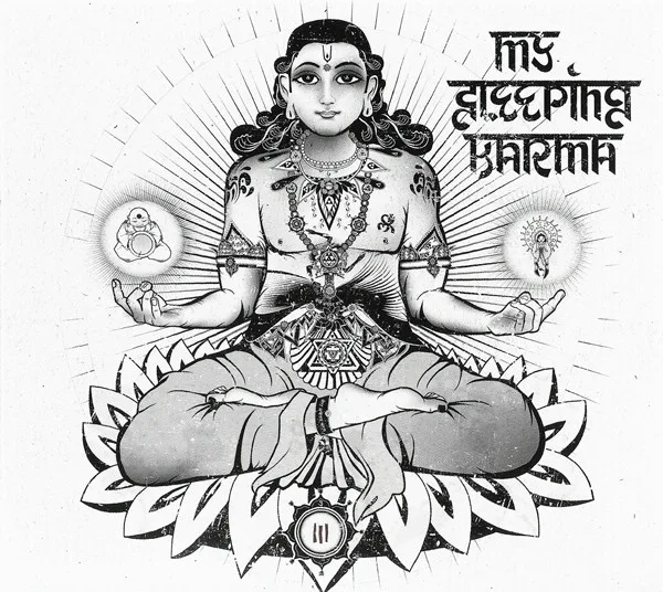 Official album cover art for the release Tri by My Sleeping Karma