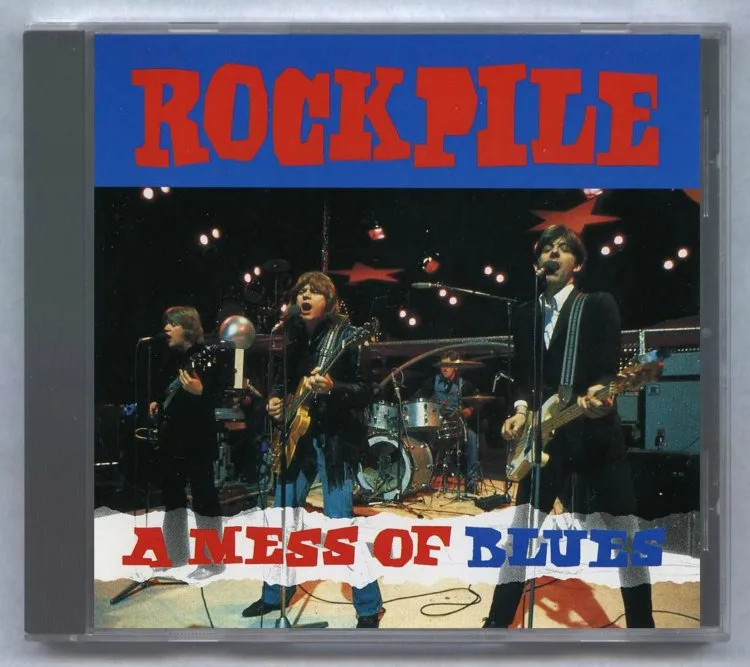 Official album cover art for the release A Mess of Blues by Rockpile