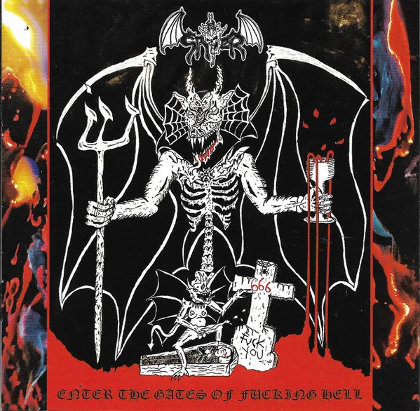 Official album cover art for the release Enter the Gates of Fucking Hell by Spiter