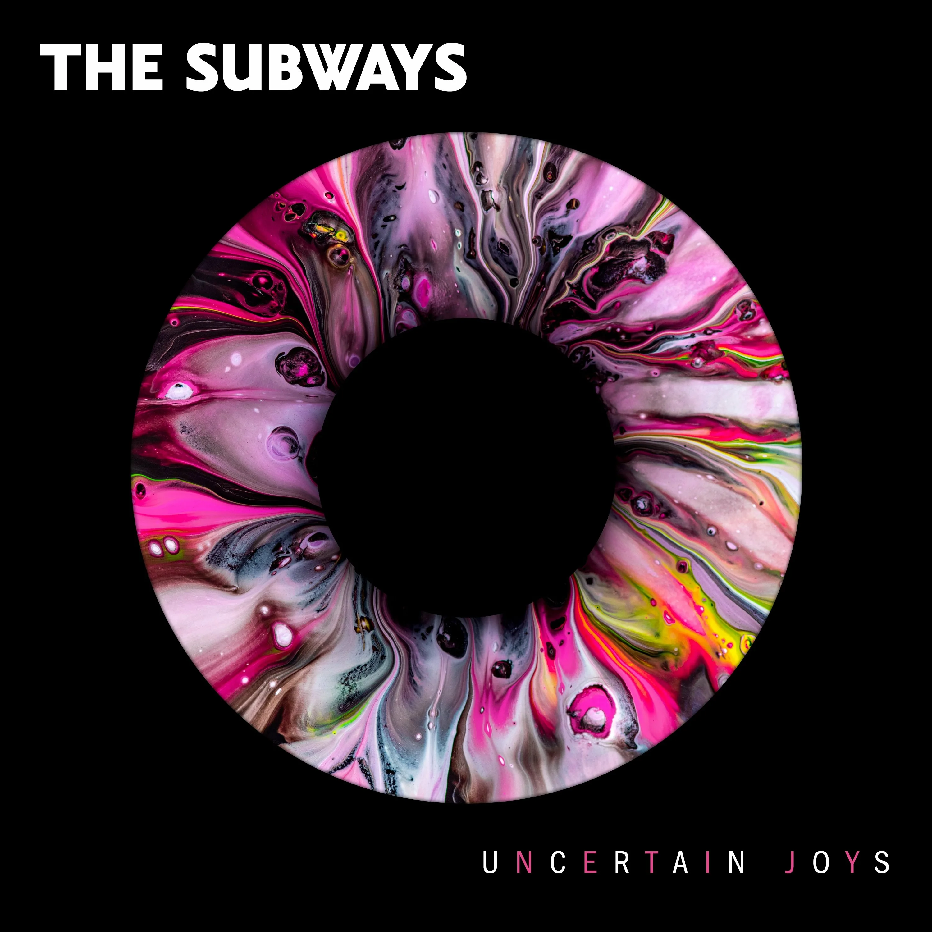 Official album cover art for the release Uncertain Joys by The Subways