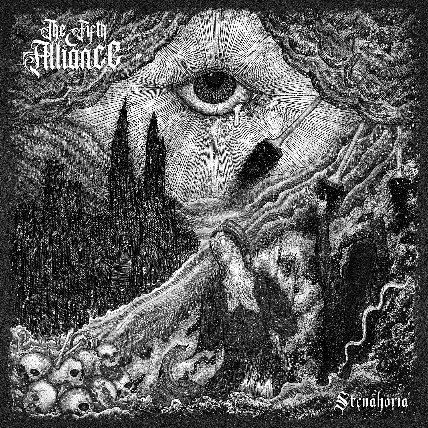 Official album cover artwork for Stenahoria by The Fifth Alliance