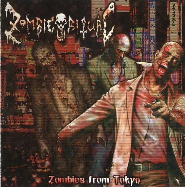 Official album cover art for the release Zombies From Tokyo by Zombie Ritual
