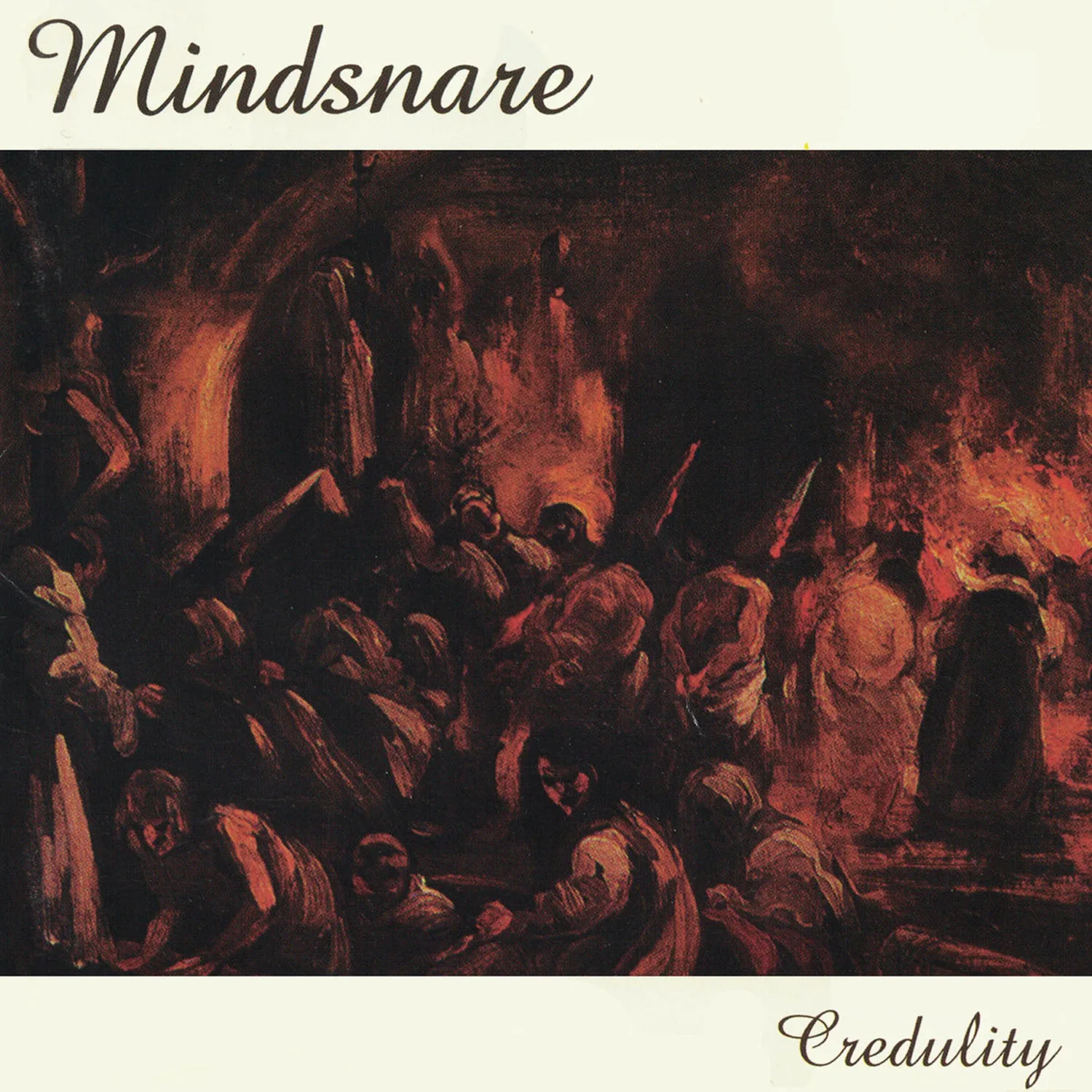 Official album cover art for the release Credulity by Mindsnare