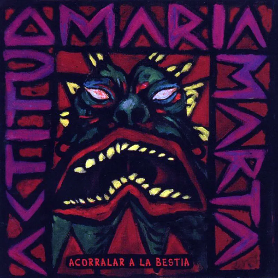 Official album cover art for the release Acorralar a la bestia by Actitud María Marta