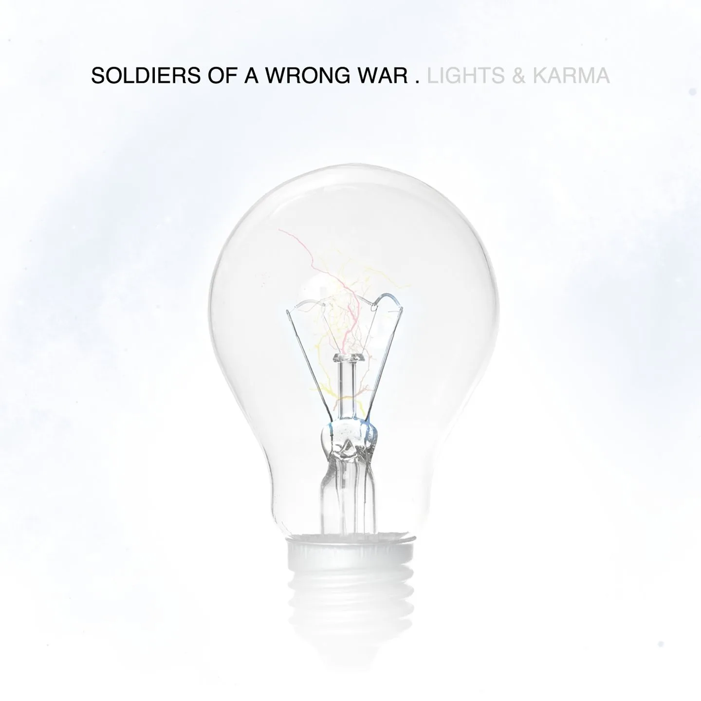 Official album cover art for the release Lights & Karma by Soldiers of a Wrong War
