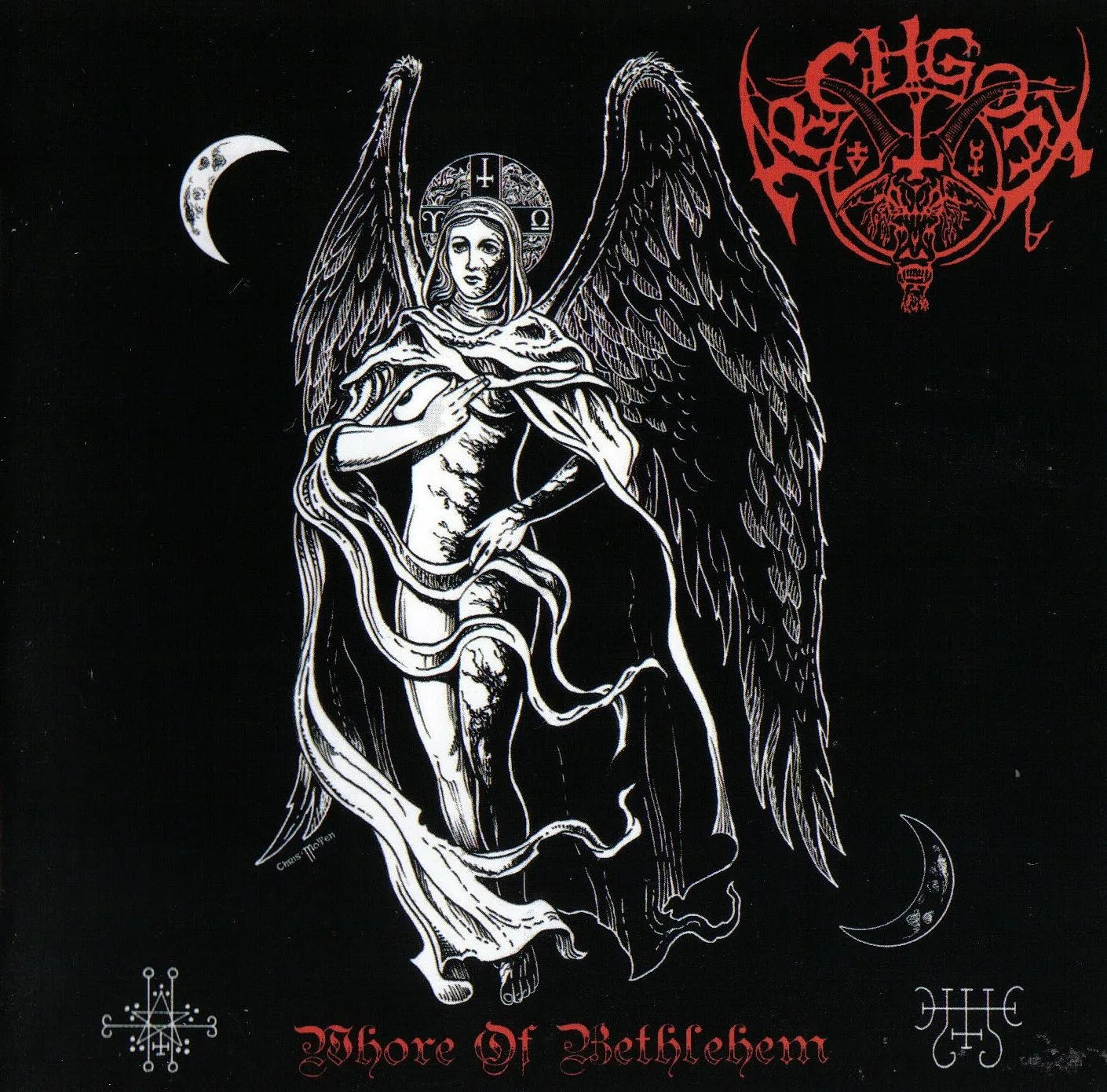 Official album cover art for the release Whore of Bethlehem by Archgoat