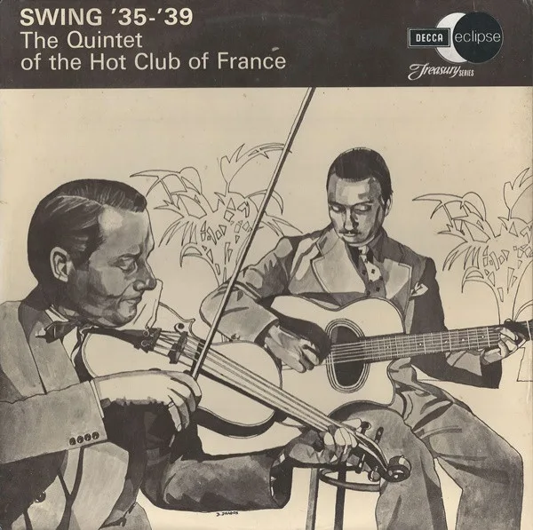 Official album cover art for the release Swing '35-'39 by Quintette du Hot Club de France