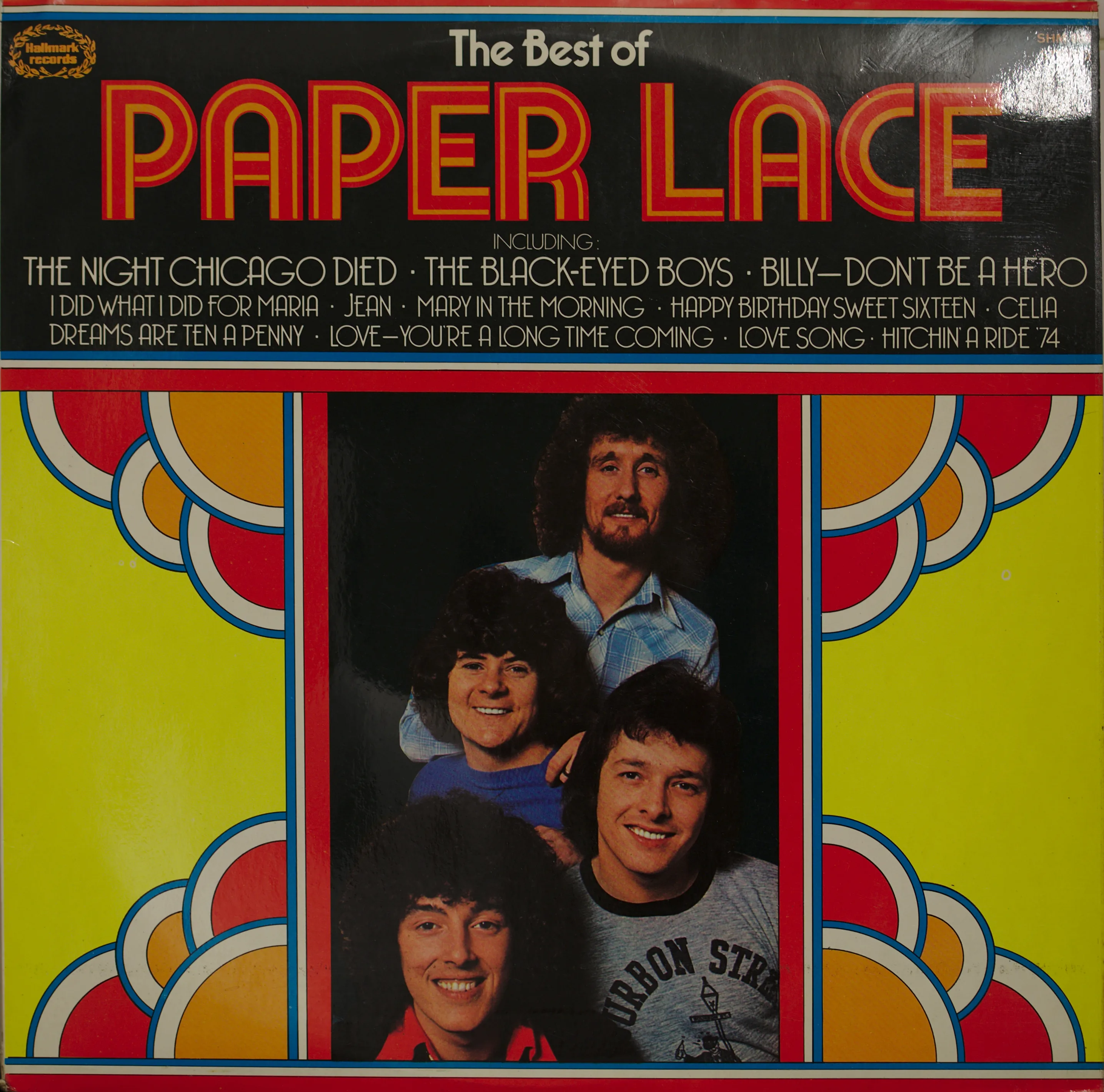 Official album cover art for the release The Best of Paper Lace by Paper Lace