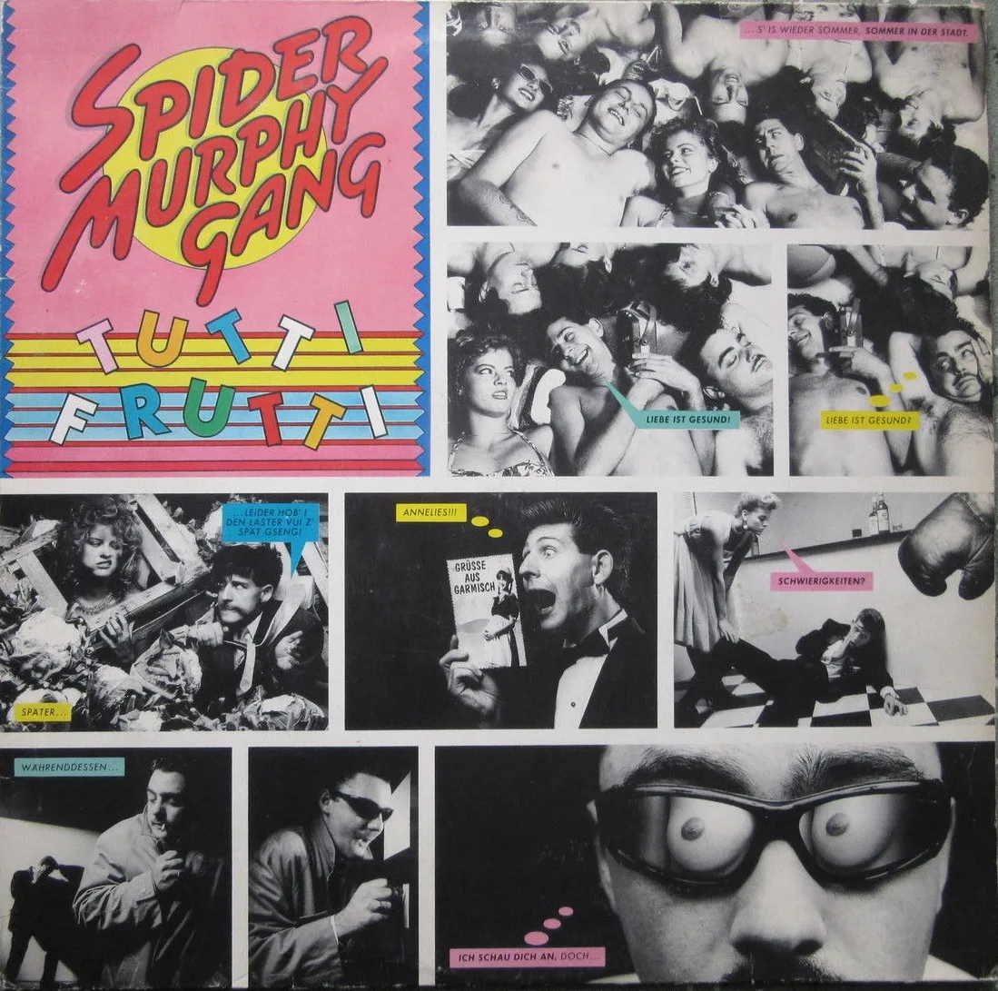 Official album cover art for the release Tutti Frutti by Spider Murphy Gang