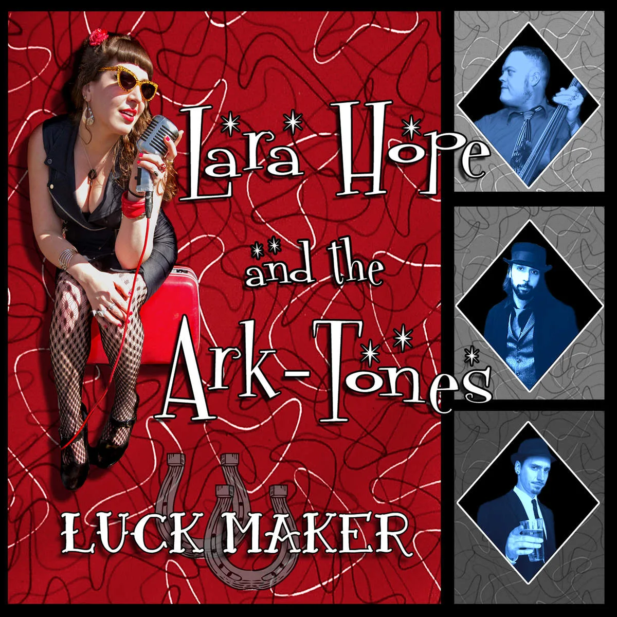 Official album cover artwork for Luck Maker by Lara Hope and The Ark-Tones