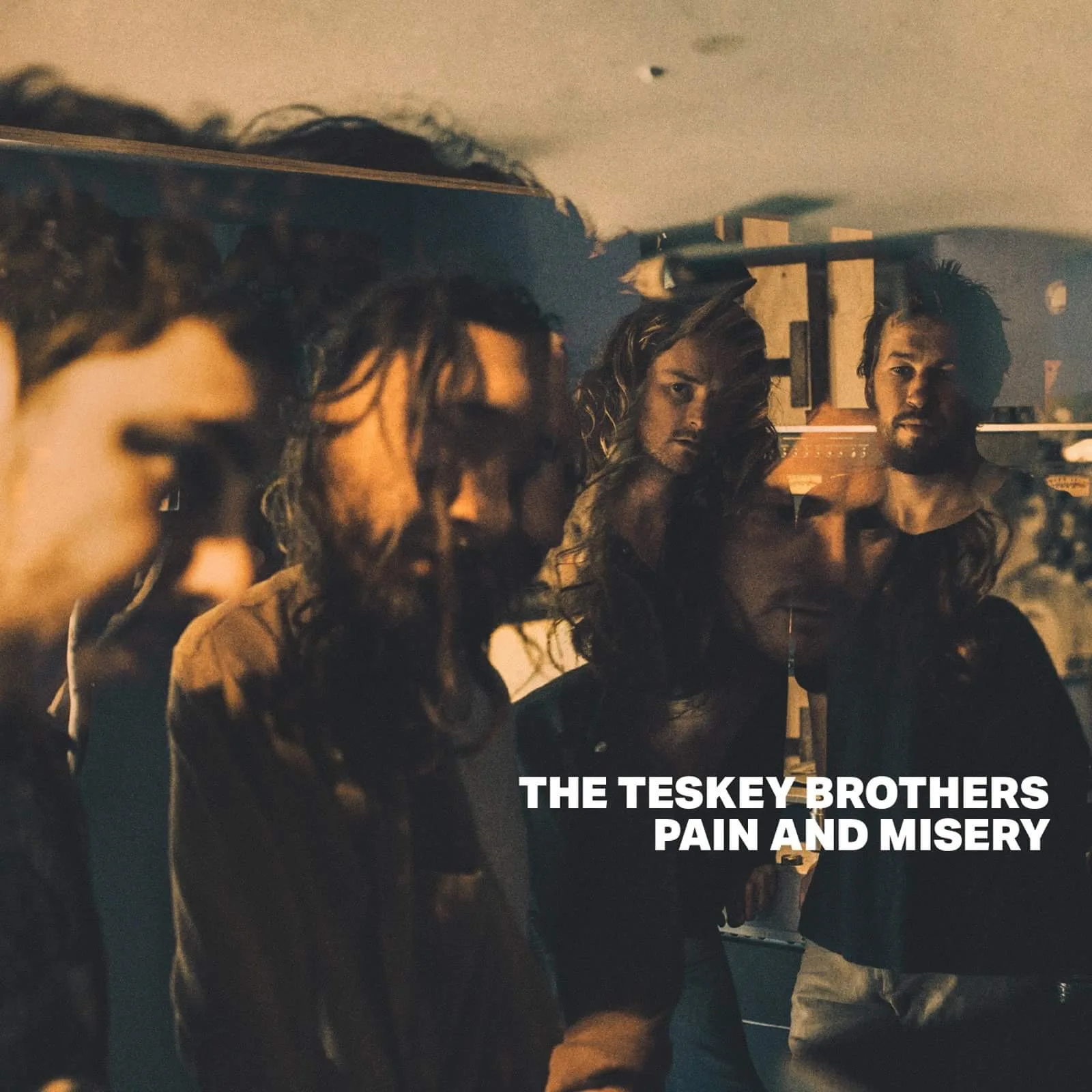 Official album cover art for the release Pain and Misery by The Teskey Brothers