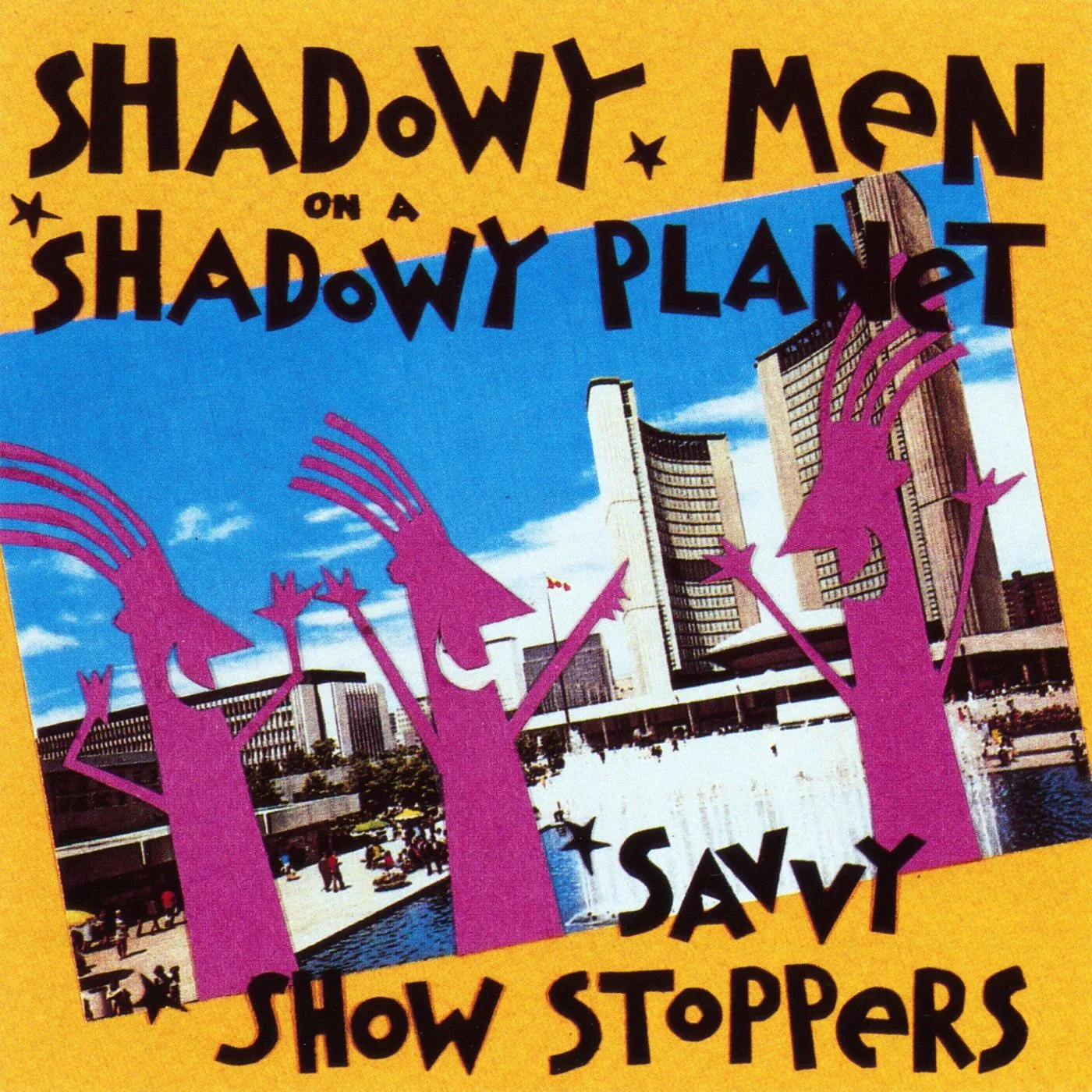 Official album cover art for the release Savvy Show Stoppers by Shadowy Men on a Shadowy Planet