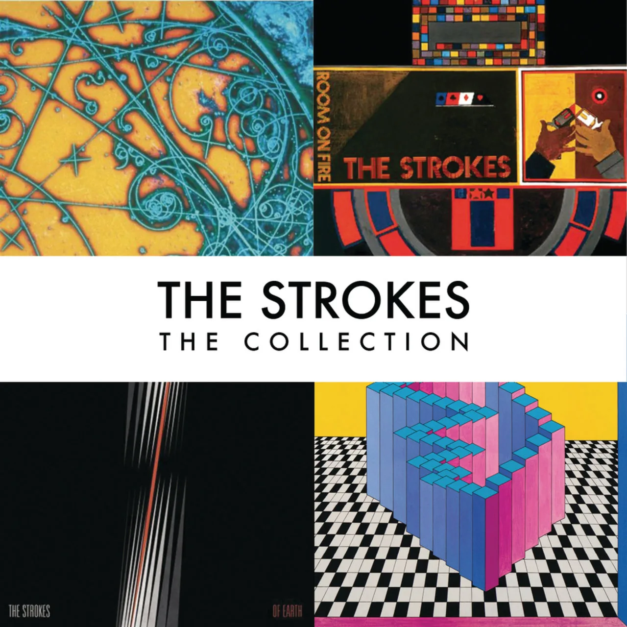 Official album cover art for the release The Collection by The Strokes
