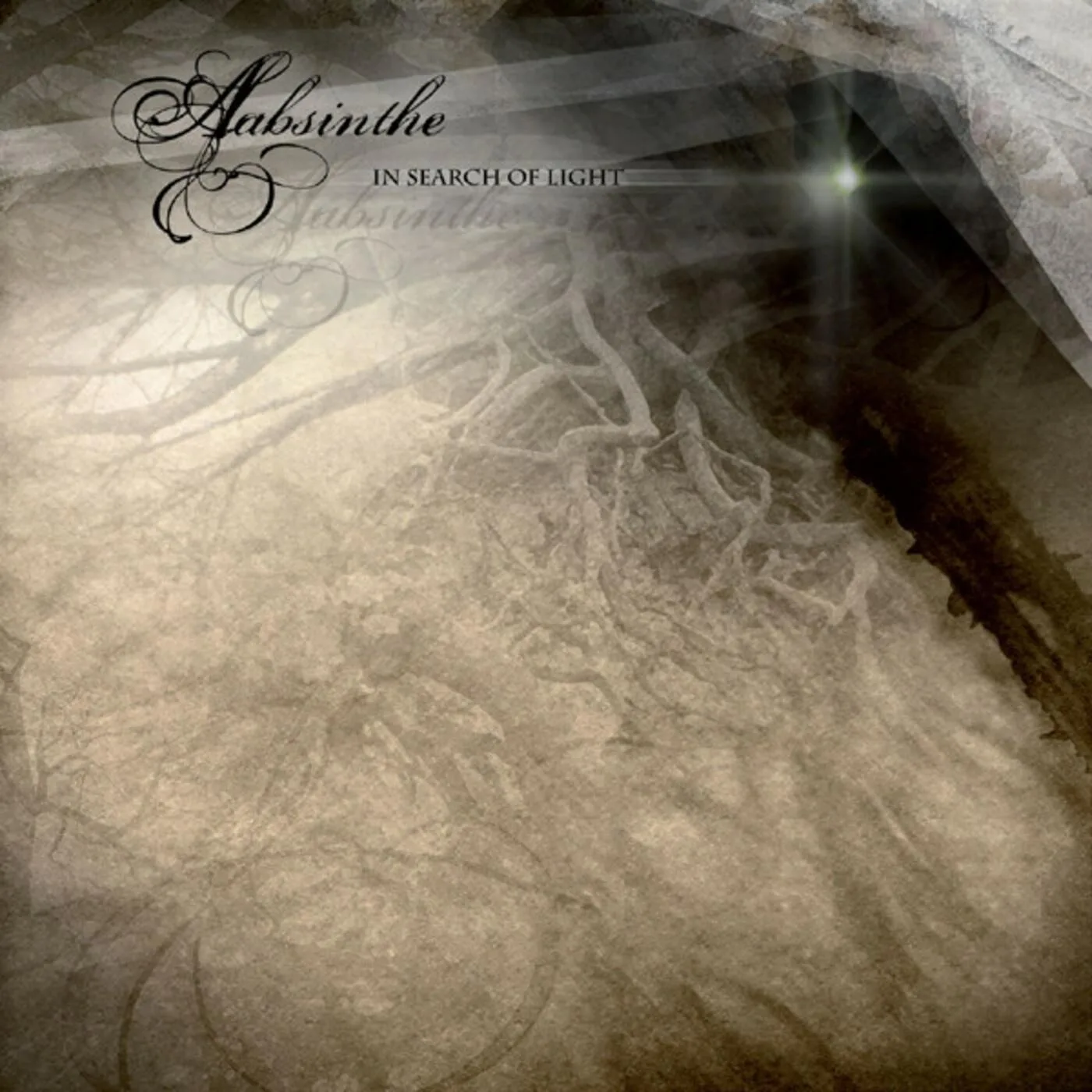 Official album cover art for the release In Search of Light by Aabsinthe
