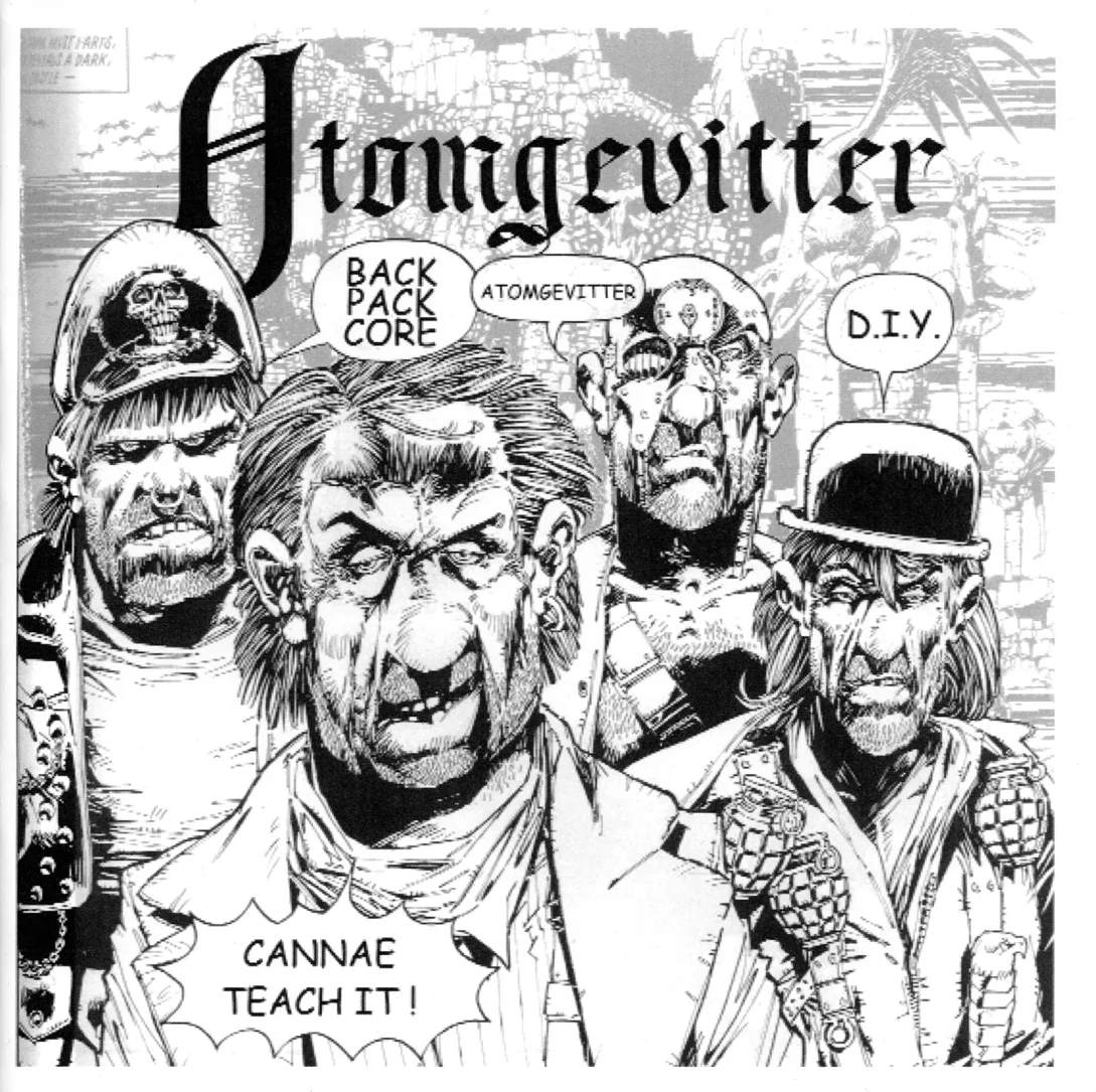 Official album cover art for the release Atomgevitter / Easpa Measa by Atomgevitter