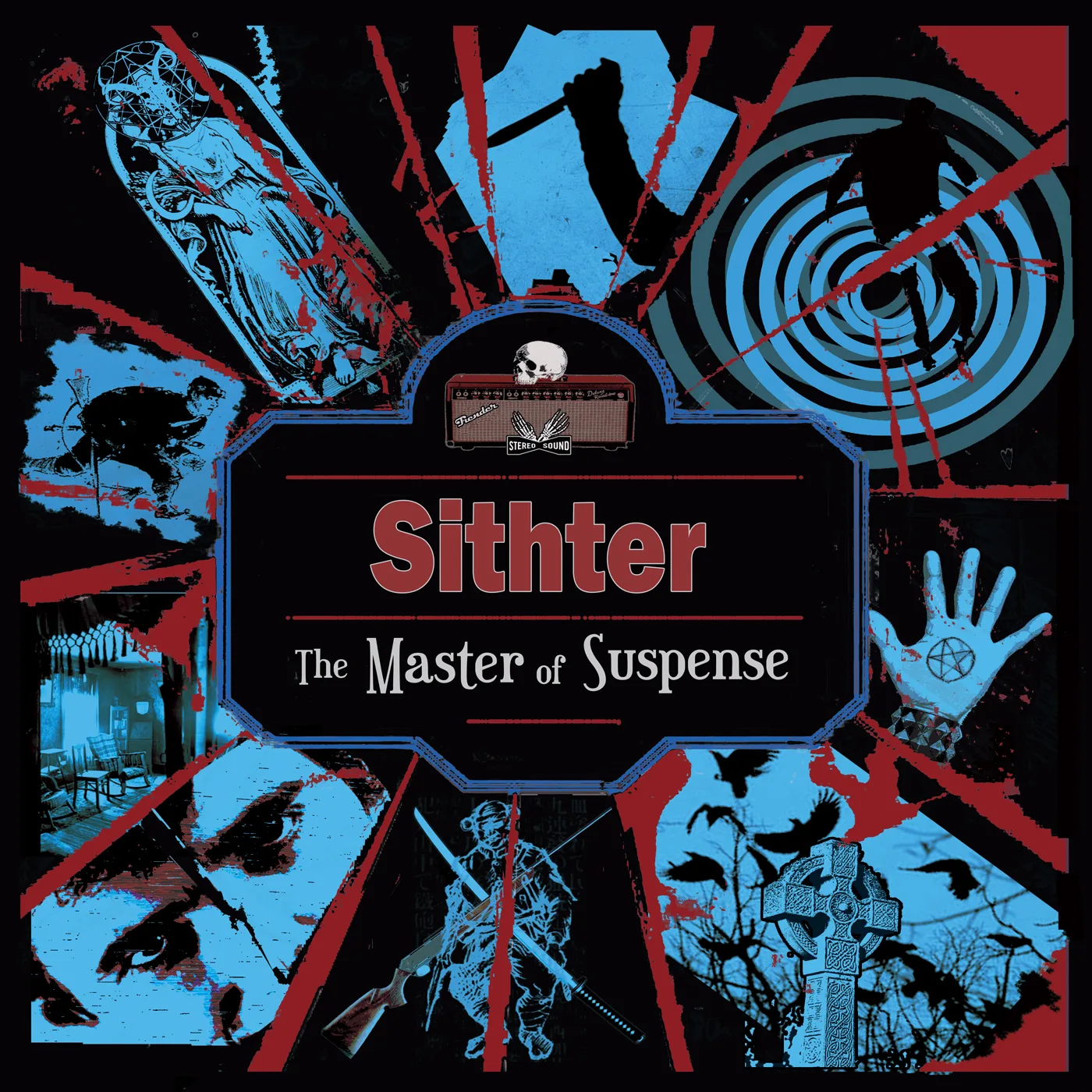 Official album cover art for the release The Master of Suspense by Sithter