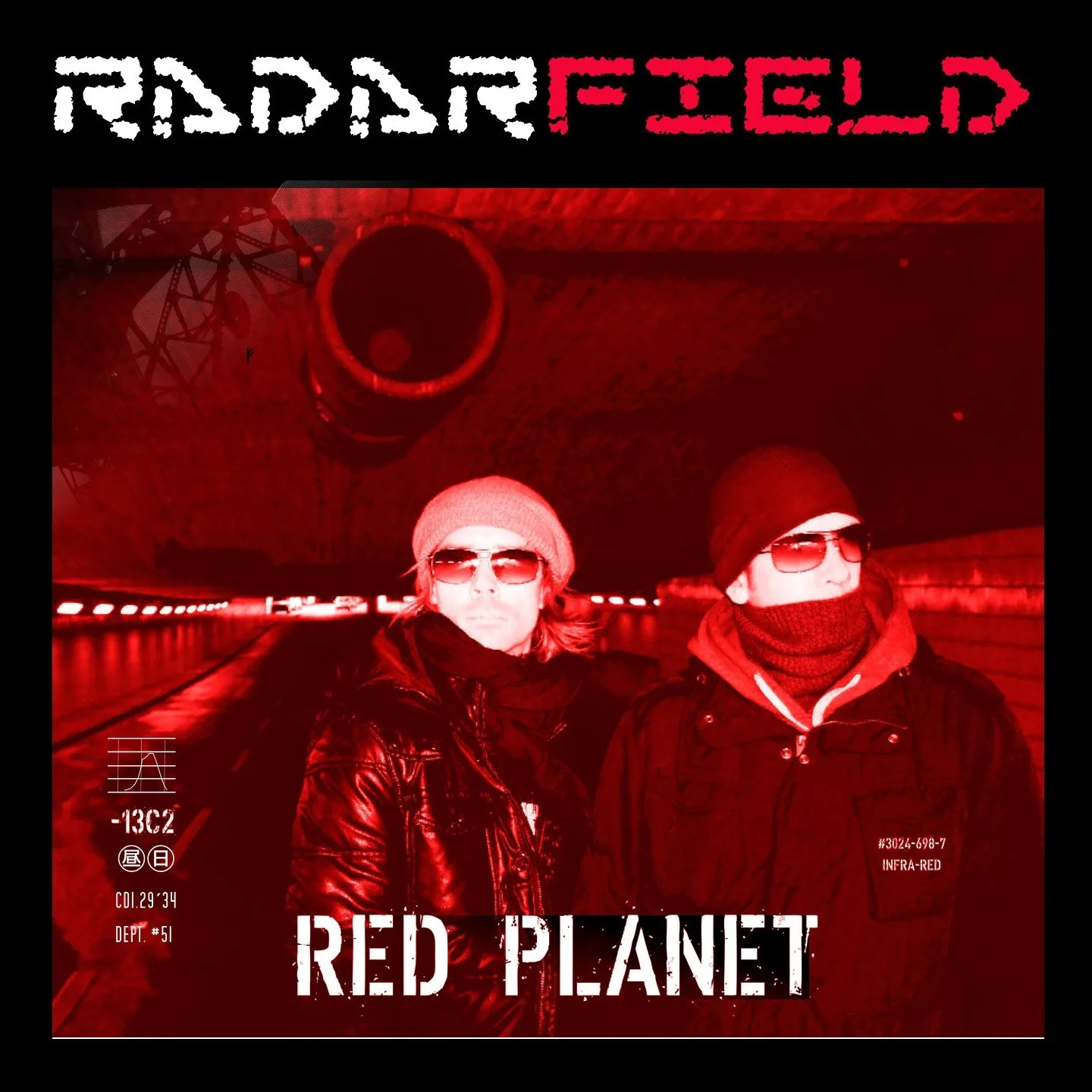 Official album cover art for the release Red Planet by Radarfield