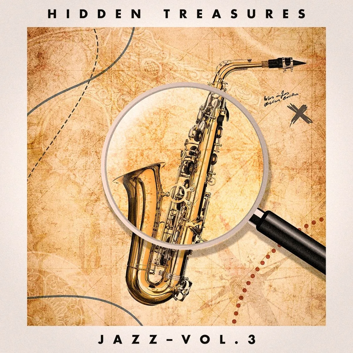 Official album cover art for the release Hidden Treasures: Jazz, Vol. 3 by [re:jazz]