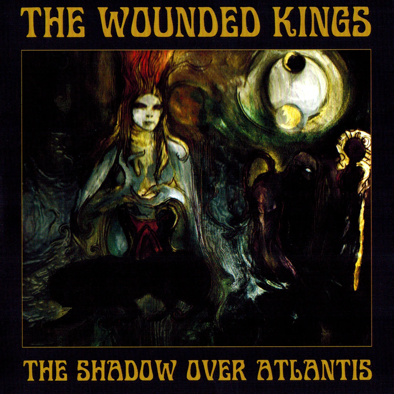Official album cover art for the release The Shadow Over Atlantis by The Wounded Kings