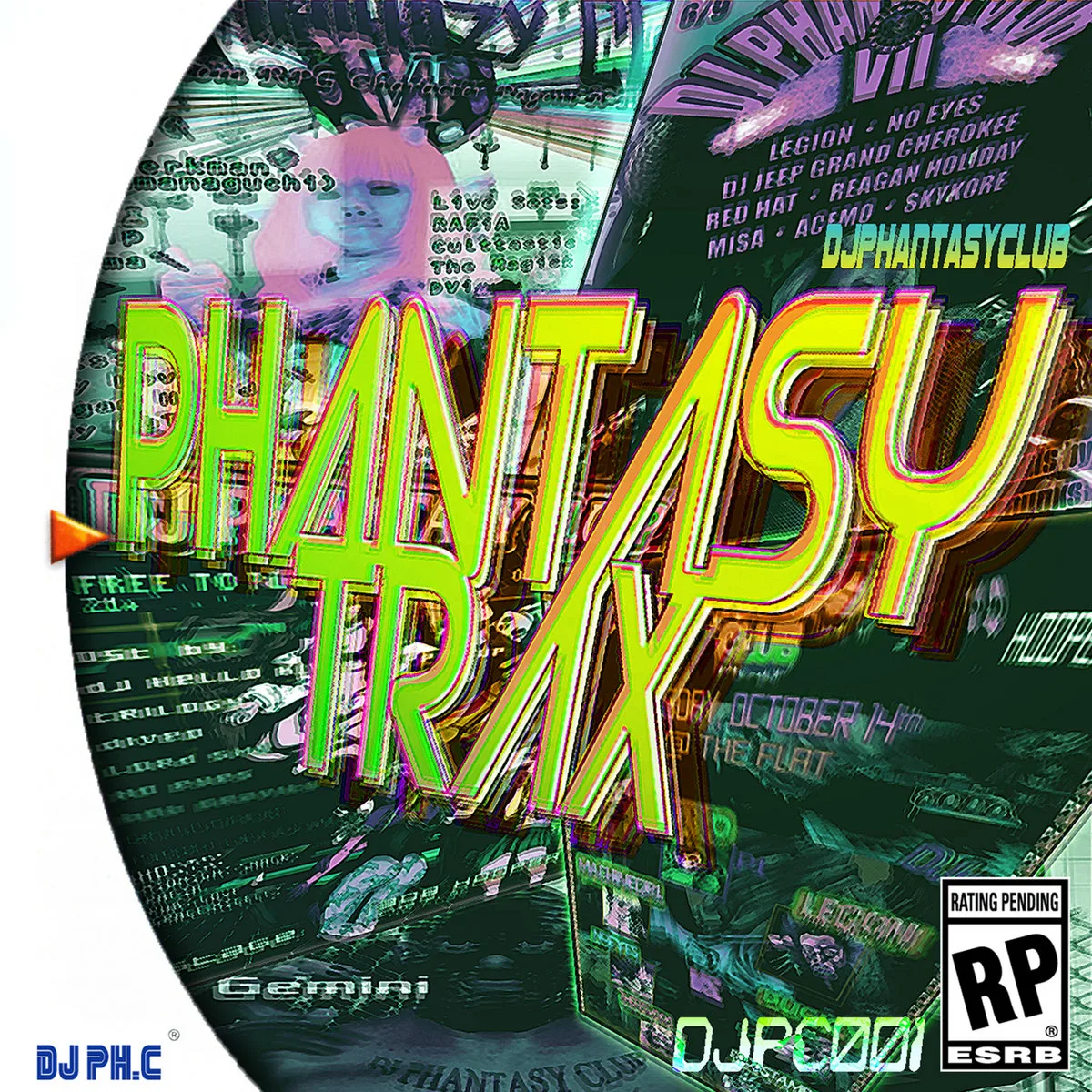Official album cover artwork for Phantasy Trax™ by Machine Girl