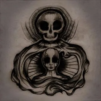 Official album cover art for the release Temppeli by Tuhonsiemen