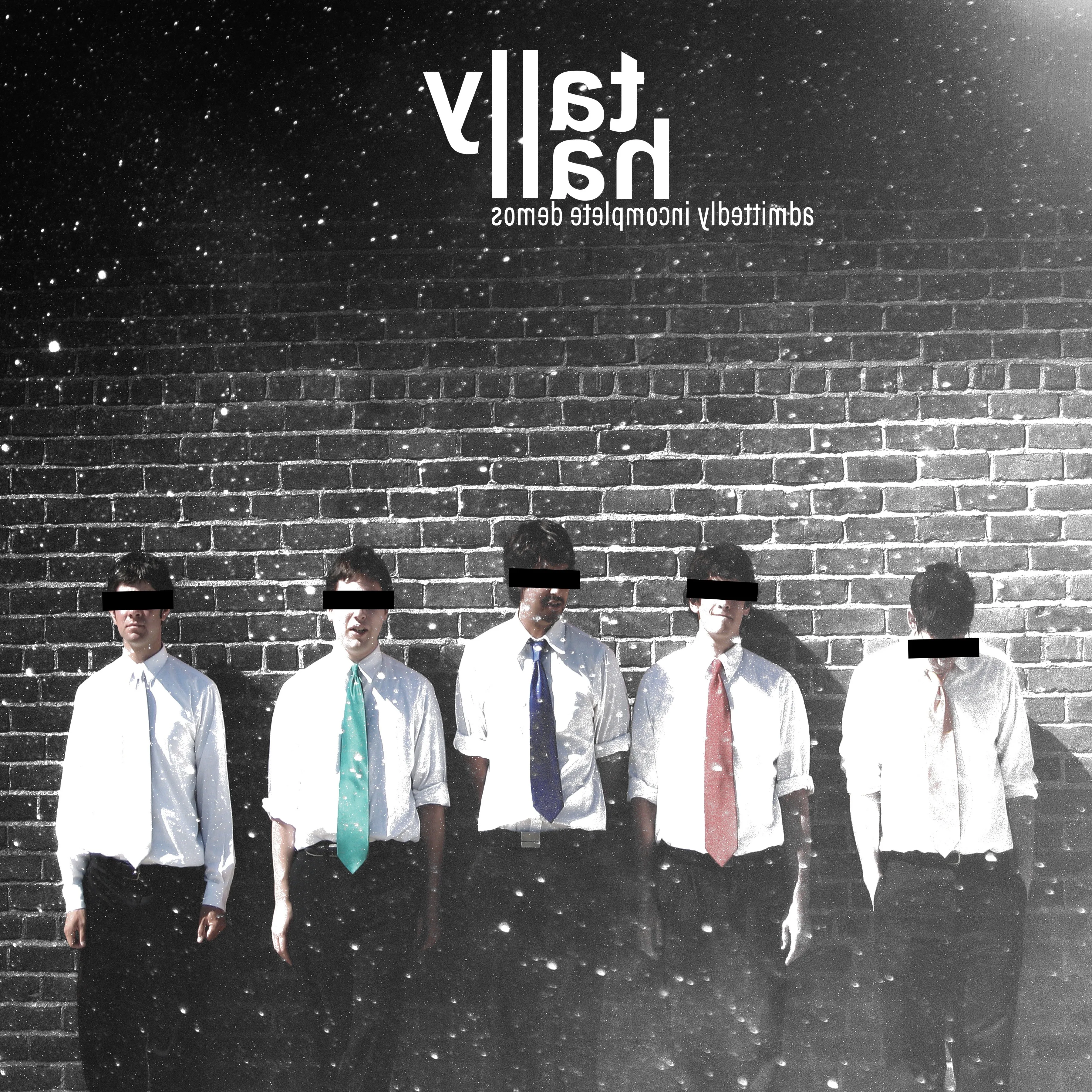 Official album cover art for the release Admittedly Incomplete Demos by Tally Hall
