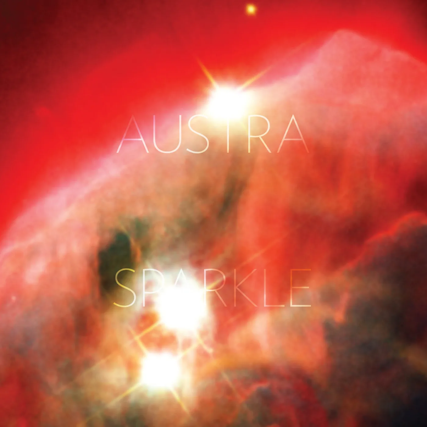 Official album cover art for the release Sparkle by Austra