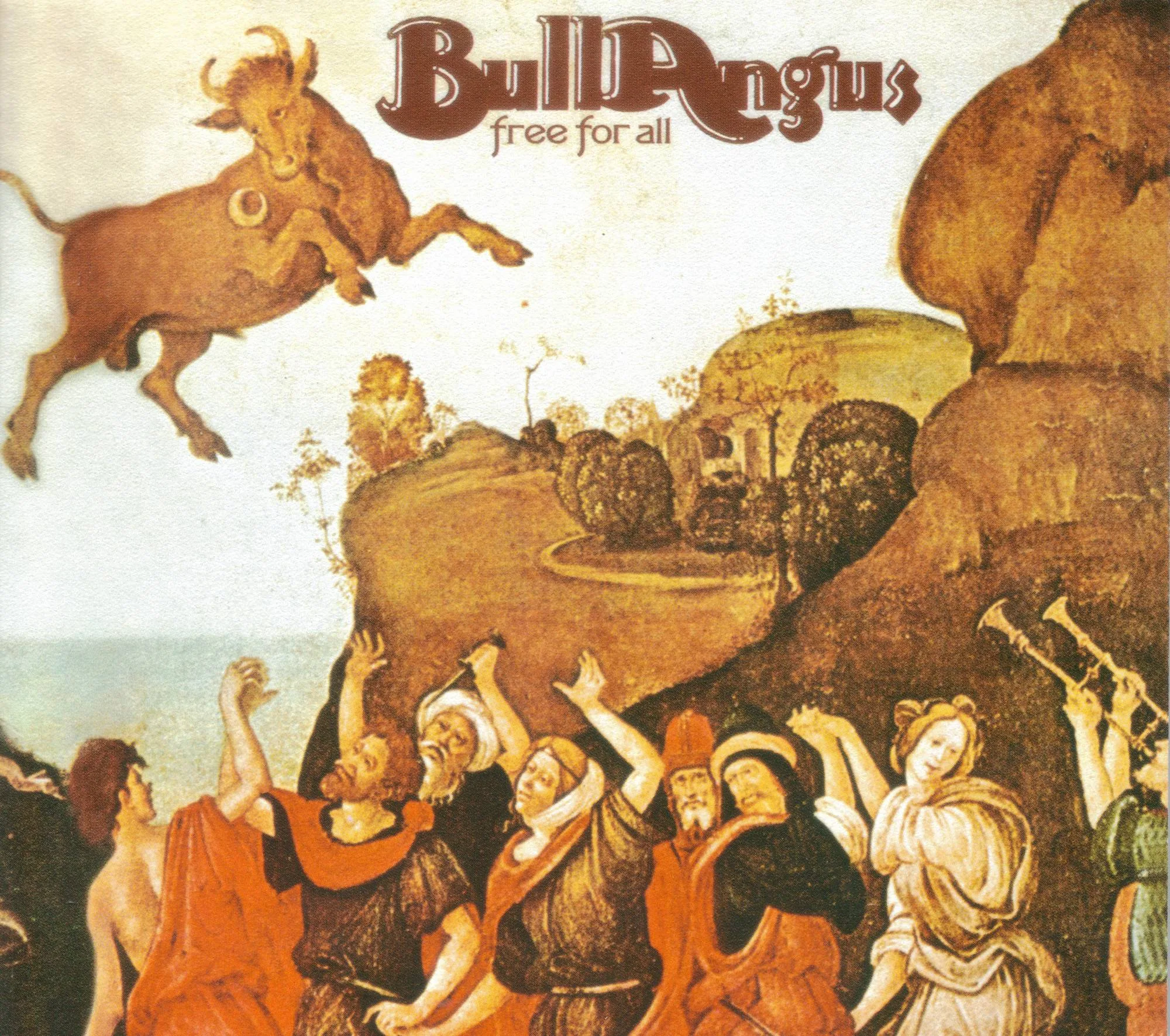Official album cover art for the release Free for All by Bull Angus